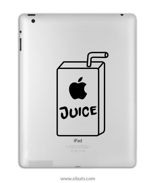 sticker para ipad juice