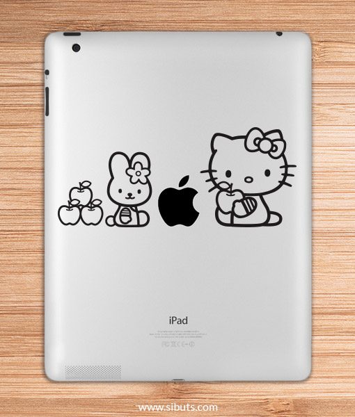 sticker para ipad kitty amigos