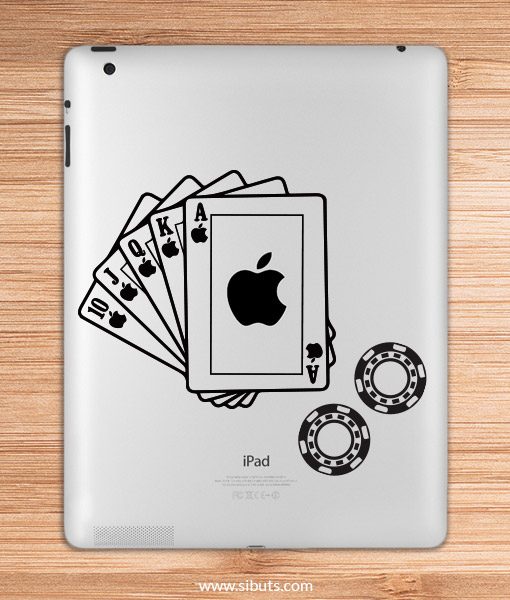 sticker para ipad poker