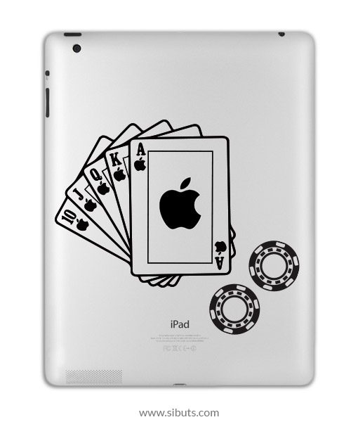 sticker para ipad poker