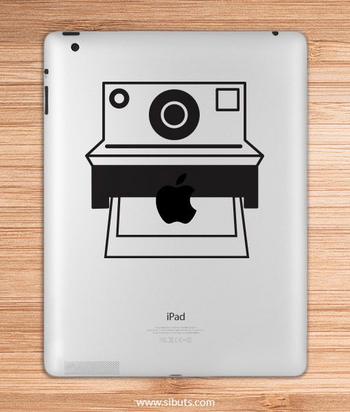 sticker para ipad polaroid