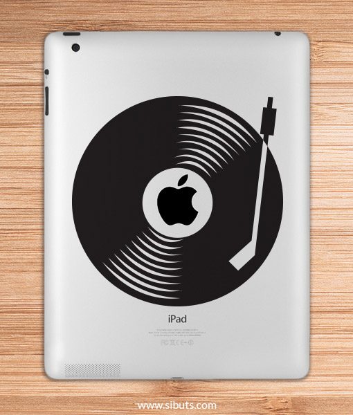 sticker para ipad disco vinilo