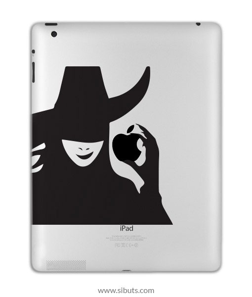 sticker para ipad wicked