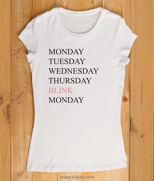 Playera mujer Monday Blink