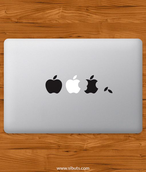 Sticker Calcomanía laptop macbook apples