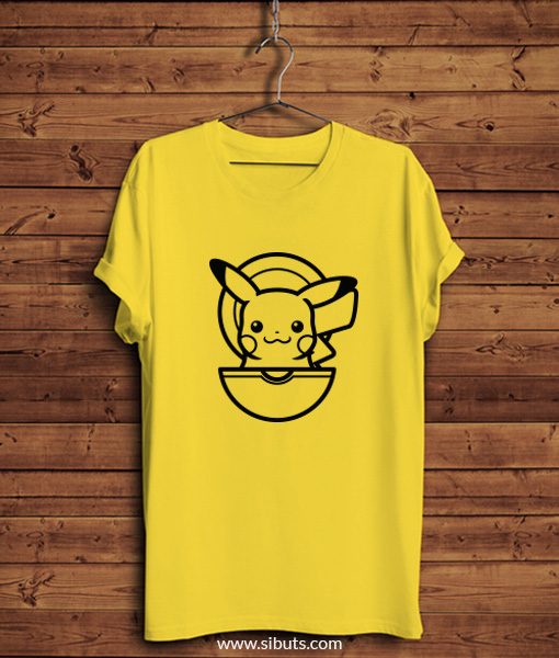 Playera hombre pikachu point