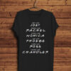 Playera Hombre Serie Friends Names Joey Rachel Monica Ross Chandler Phoebe