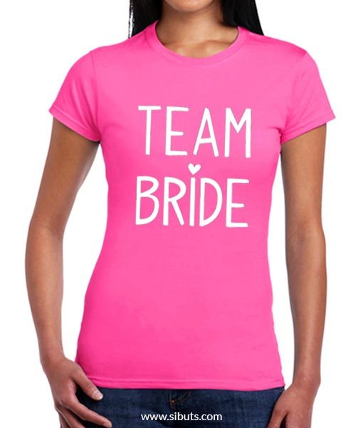 Playera Mujer Team Bride - Sibuts Tienda Online