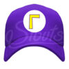 Gorra Morada Waluigi Mario Bros