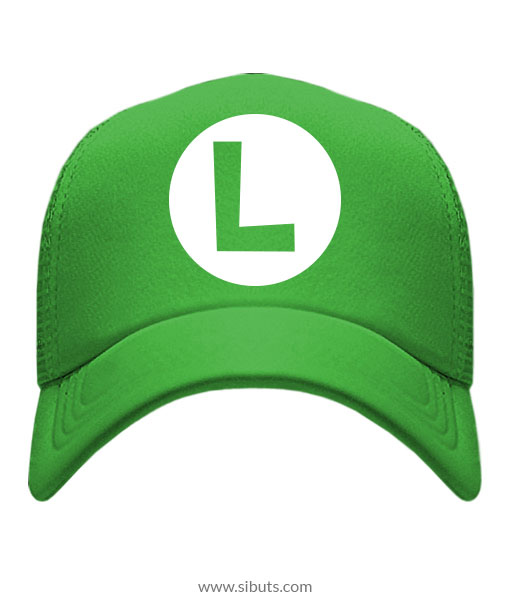 Gorra Roja Luigi Bros - Gorras Videos Juegos Gamer Sibuts online