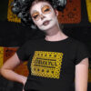 Playera para mujer día de muertos papel picado chingona