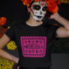 Playera para mujer día de muertos papel picado mexicana