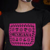 Playera para mujer día de muertos papel picado mexicana